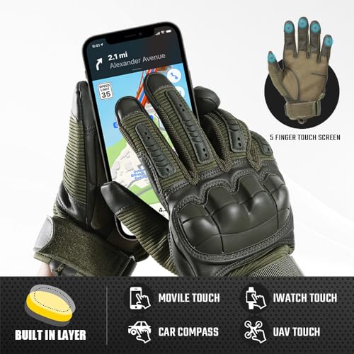 Image of WTACTFUL Tactical Gloves Men Women, Touchscreen Impact Resistant