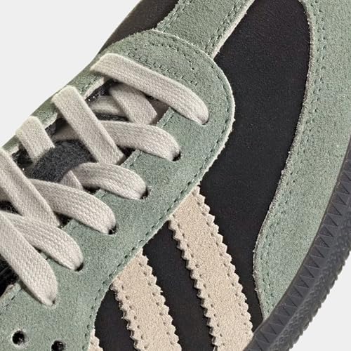 adidas Samba OG Womens Lifestyle Shoes (Core Black/Alumina/Silver Green)2