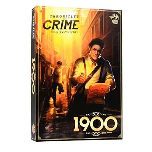 LUCKY DUCK GAMES - Chronicles of Crime: Millenium 1900 | Version Française | Jeu De Plateau | Jeu de Société | A partir de 12 Ans | 1 à 4 Joueurs | 60-90 Minutes | Jeu Coopératif
