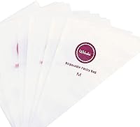 Vista 4 de Webake Bolsa de pastelería desechable de 14 pulgadas para decoración de pasteles, 100 unidades (mediana)