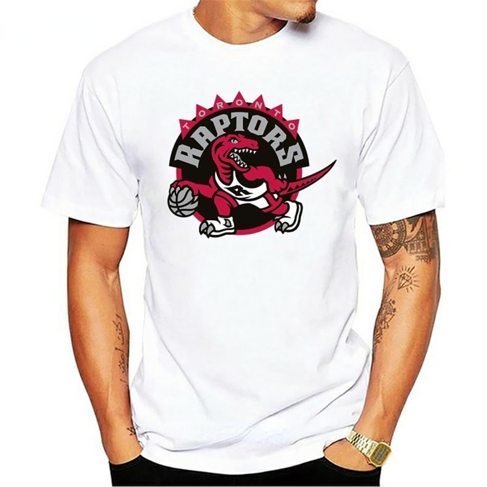 Toronto Streetwear Men T-Shirt for Hip Hop Raptors 8 Bit Retro Tecmo Logo T Shirt Manga Unique Hip-hop Custom Cool Comics White