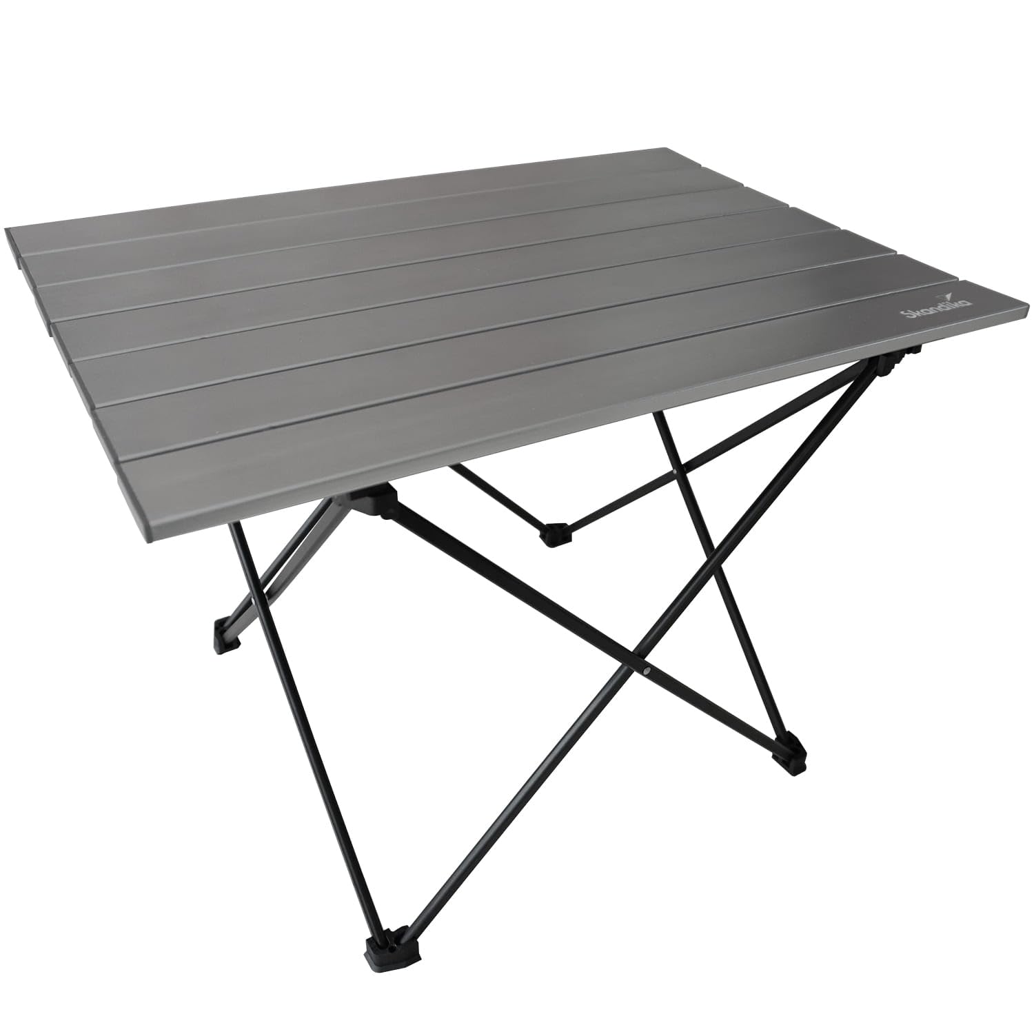 Skandika Ruka S/M Camping Tisch klein | Campingtisch aus Aluminium, klappbar, sehr leicht, einfacher Aufbau, Stabiler Stand