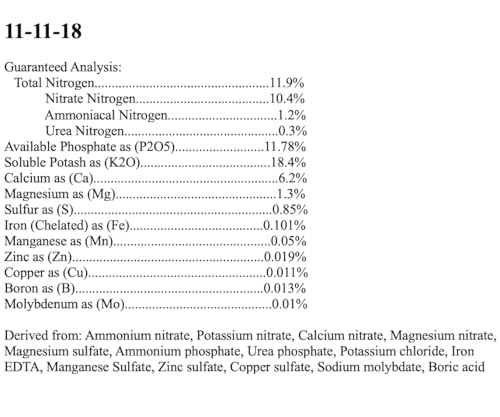 Image of 11-11-18 Weed Fuel 1-Part Complete Hydroponic Nutrients with CalMag for Veg-Bloom - Dutch Blend Commercial Fertilizer - Better Than Mega Crop & Masterblend