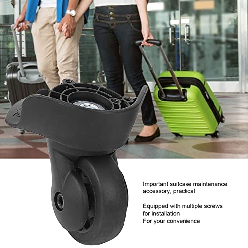Luggage Wheel, Suitcase Wheel Universal Luggage Replacement Outdoor Supplies Black (S)3