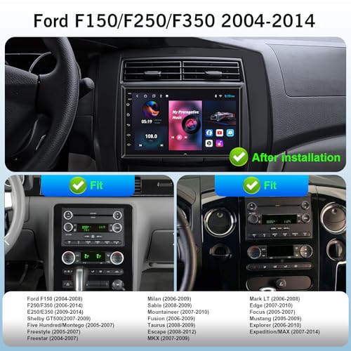 Radio para auto con pantalla táctil 7 pulgadas Android 14 miniatura 2