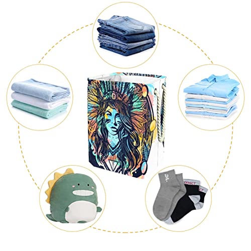 Panier à linge avec poignée durable grand format pour chambre - 5