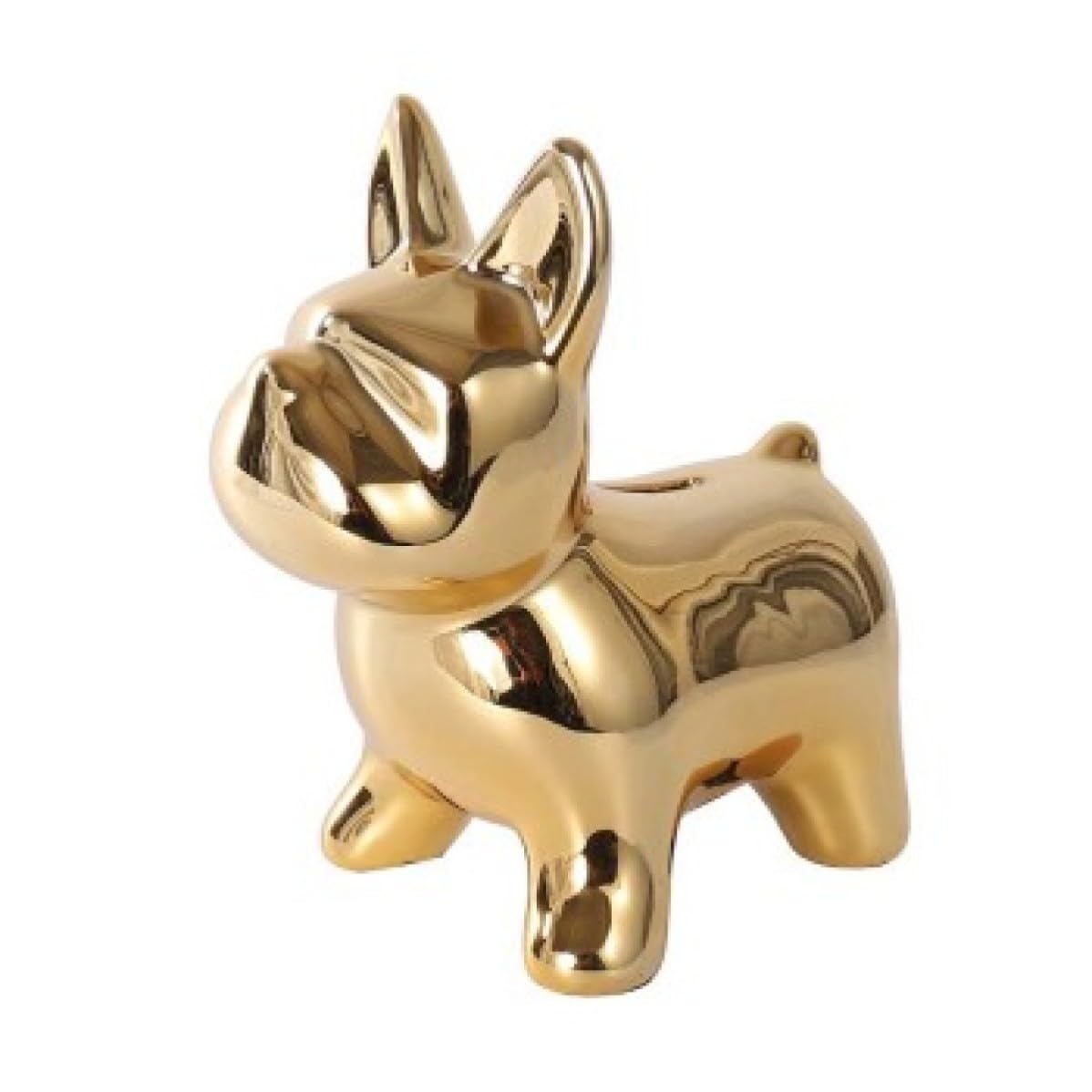 Alcancía de perro decorativa para mesa de noche y estanterías del salón Gatuida