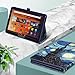 Fintie Folio Case for All-New Amazon Fire HD 10 and 10 Plus Tablet (13th/11th Generation, 2023/2021 Release) - Slim Fit Standing Cover with Auto Sleep/Wake, Starry Night