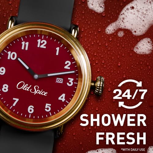 Image of Old Spice Refreshing Body Wash for Men, 3X Defense, 24 /7 Shower Fresh with Long Lasting Scent, Red Collection, Aqua Reef with Cypress Scent, 24 oz