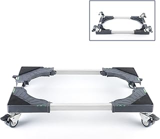 Base do suporte da máquina de lavar louça Suporte do pedestal da máquina de lavar louça Móveis móveis ajustáveis Dolly Largura da base da máquina de lavar 15-22 polegadas Comprimen