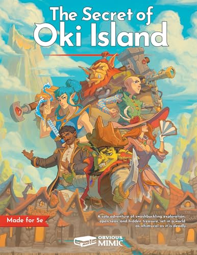 The Secret of Oki Island: A 5e Solo Adventure (Obvious Mimic 5e Solo Adventures)