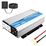 inverter 24v 380v Mit LED-Anzeige. Mit einer Fernbedienung: Kabellänge 15 Fuß, bequem zu steuern ein/aus, Idee für RV, LKW, Auto, Solar Anlage