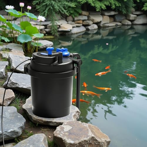 Image of SUN Grech CPF-2500 Pond Bio Pressure Filter UVC 13-watt Up to 1600 Gallons | EASY POND MAINTENANCE
