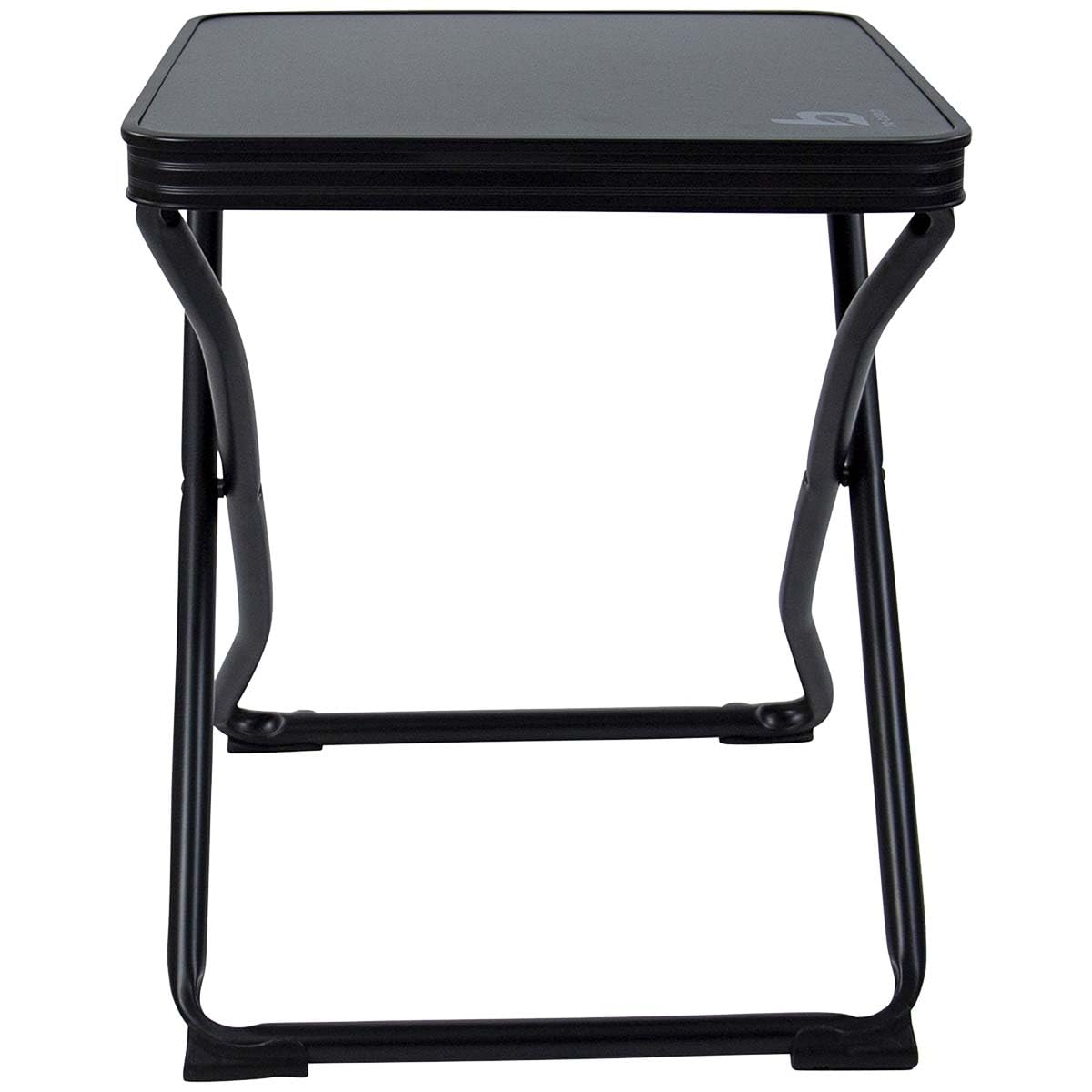 Bo-Camp - Hocker + Ablage - Klappbar - Schwarz