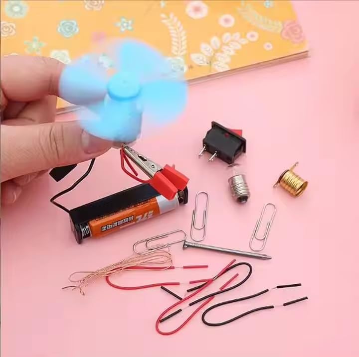 Image of Aastha Imagine Educational Science Experiment Kit for Students | Basic Electricity & Circuit Learning Set | Ideal for School Projects, STEM Learning & Hands-On Experiments