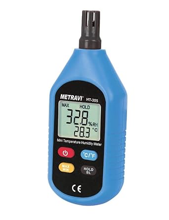 Metravi HT-305 Digital Temperature and Humidity Meter -10 to 60 Degree C