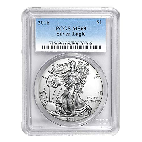 2016 American Silver Eagle ASE $1 MS-69 PCGS