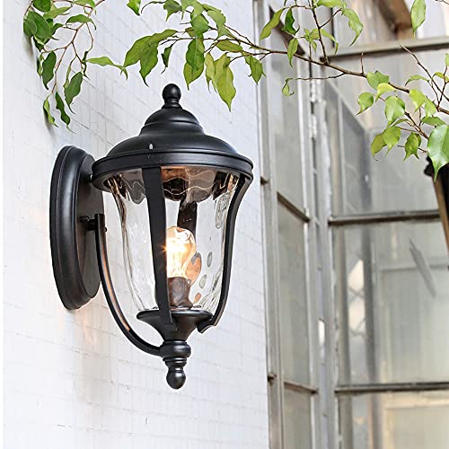 Éclairage de jardin extérieur câblé avec applique E27 style rustique