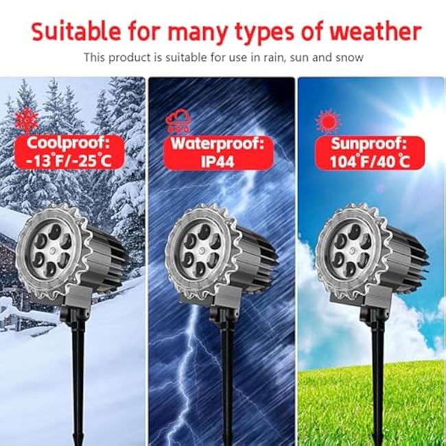 Halloween Projector Lights Outdoor Indoor - 3D Dynamic Red & Green Skull Ghost Skeleton Projector Decorations Lights, Waterproof Halloween Party Light for Window, Garden, Ground, Roof,Halloween Decor