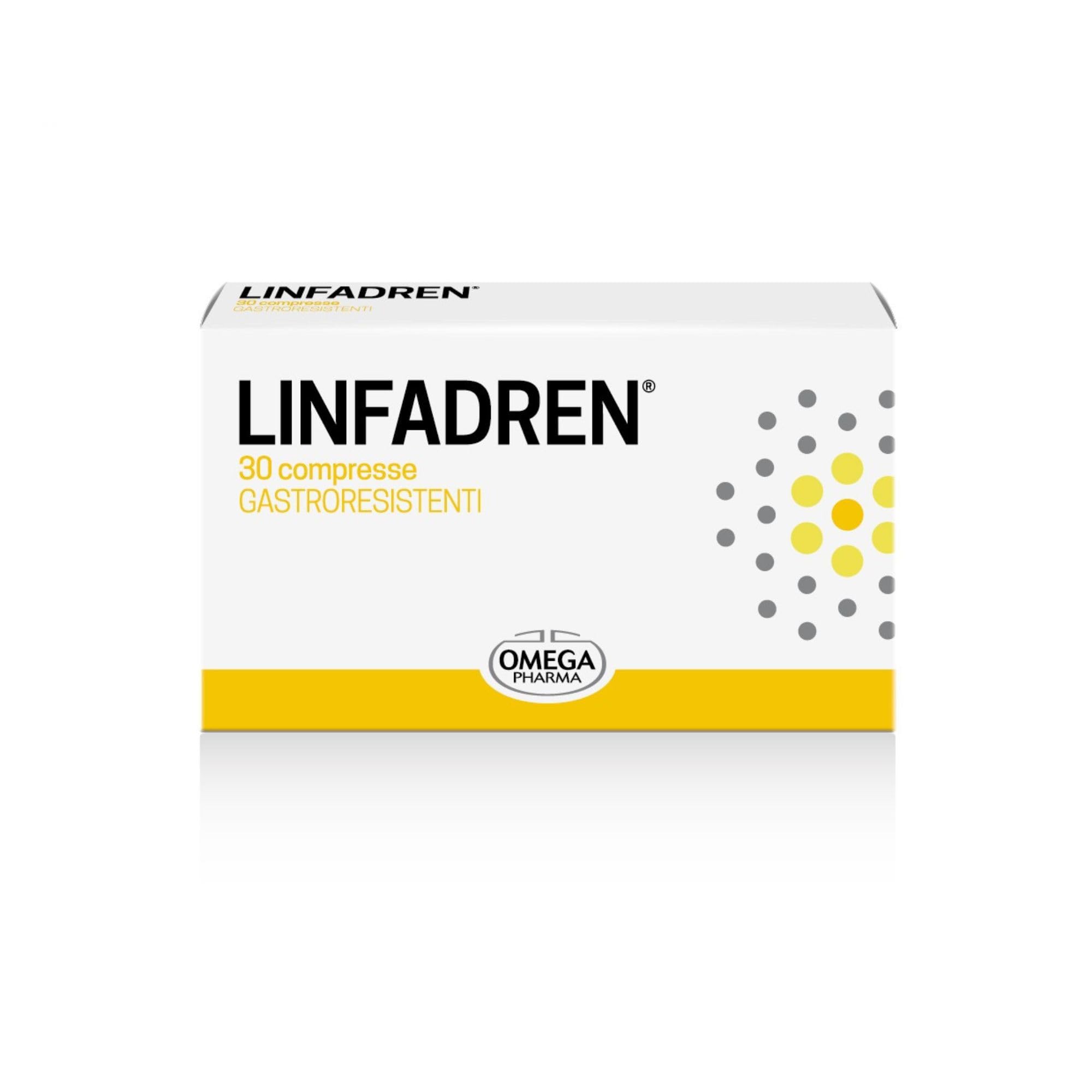 Omega Pharma Linfadren Integratore Alimentare con Diosmina e Uva Ursina Utile