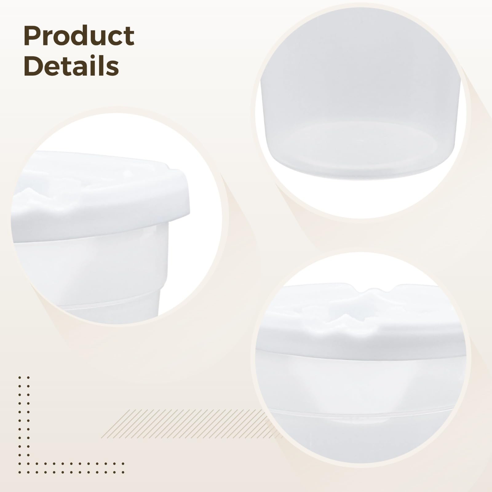 Bosreroy 24 Pack Spill-Proof Paint Cups with Lids for Art Classes, Plastic Craft Cups for Painting Parties