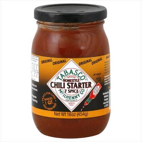 Tabasco Sauce 7spice Chili, 16 oz, pack of 6