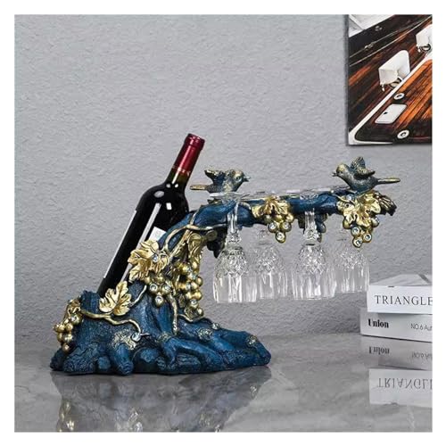 Soporte para botellas de vino SONGCHAO azul compacto miniatura 6
