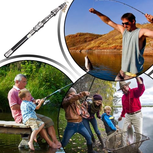 Equipo de pesca al aire libre para principiantes que buscan una caña de pescar ligera de lago 5