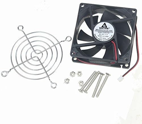 80mm x 80mm x 25mm 24V Brushless DC Cooling Fan