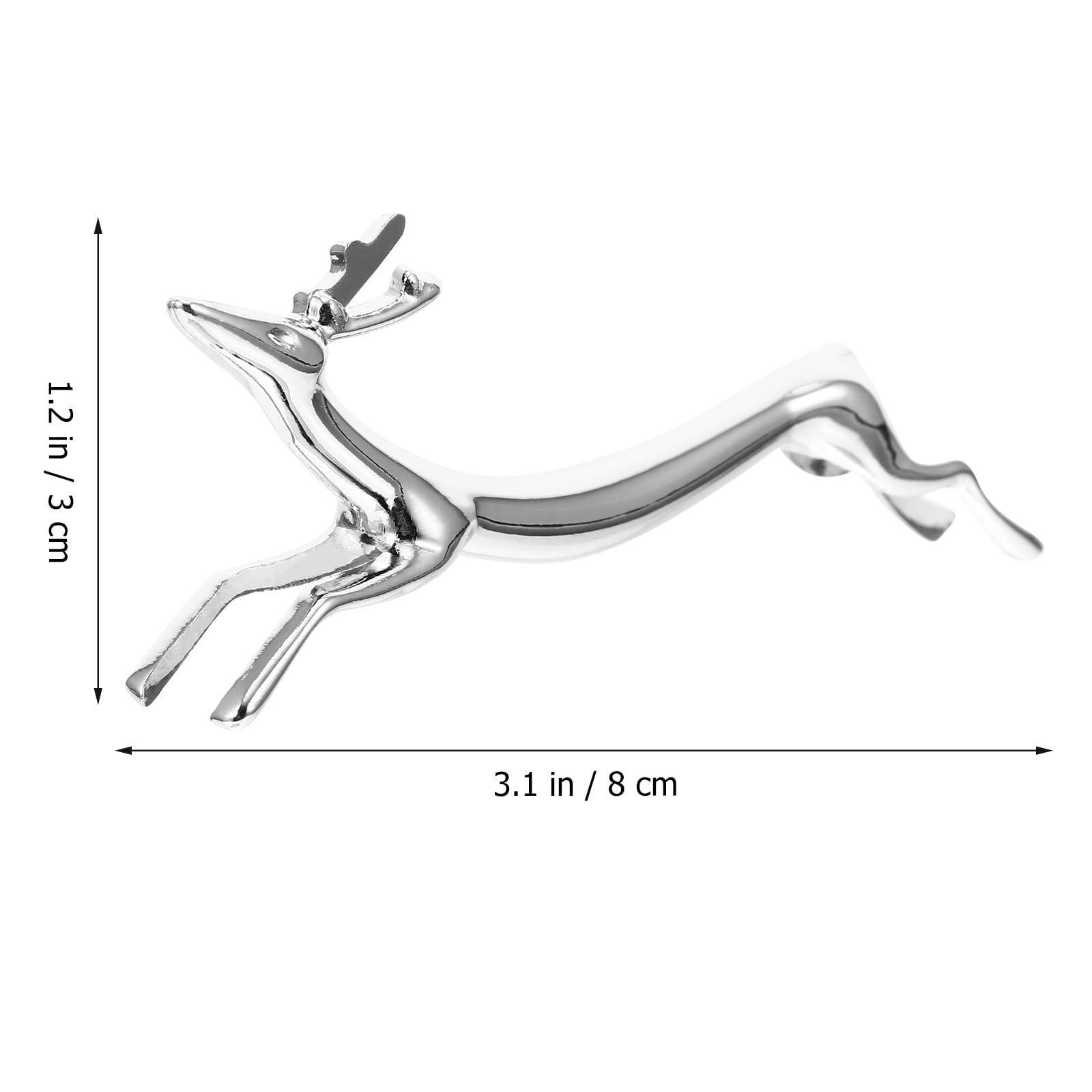 4pcs Stäbchen Halter Edelstahl Hirsche Figur Essstäbchen Bank Messer Bänke Besteckablagen Stäbchenablage Löffel Halter Tischdeko Restaurants Zubehör
