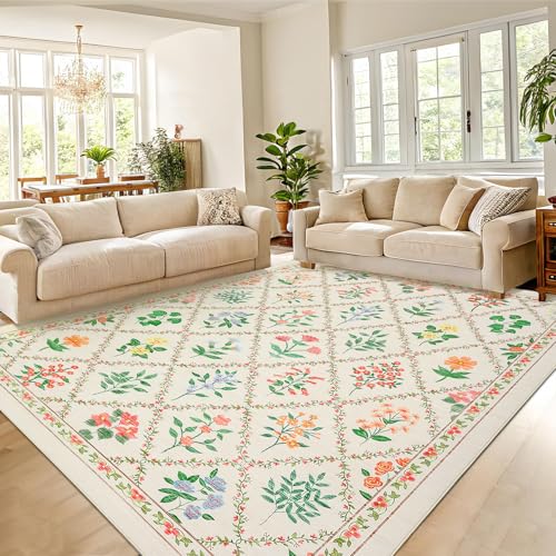 Tapete Decorativo Moderno Geométrico 9x12 Beige