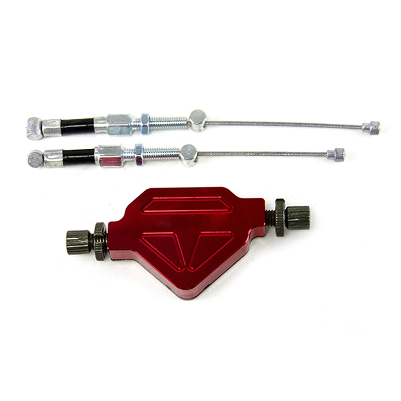 Hsyduhae Red Motorbike Brake Levers Fit For Kawasaki Ninja Kx For Suzuki Gsr Gsxr Motorcycle Universal Easy Pull Clutch System Stunt Lever Cable(Red)