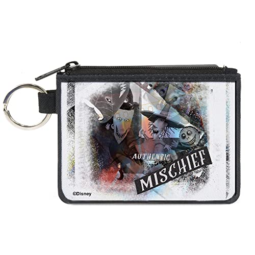 Buckle-Down Disney Wallet, Coin Purse, The Nightmare Before Christmas Lock Shock and Barrel Trio, Canvas