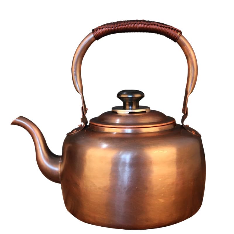 3000/5000 ml retro duży ręcznie robiony czajniczek piec górny miedziany dzbanek do herbaty turecki dzbanek do herbaty czysty na płytę kuchenną miedziany czajnik do herbaty płyta kuchenna