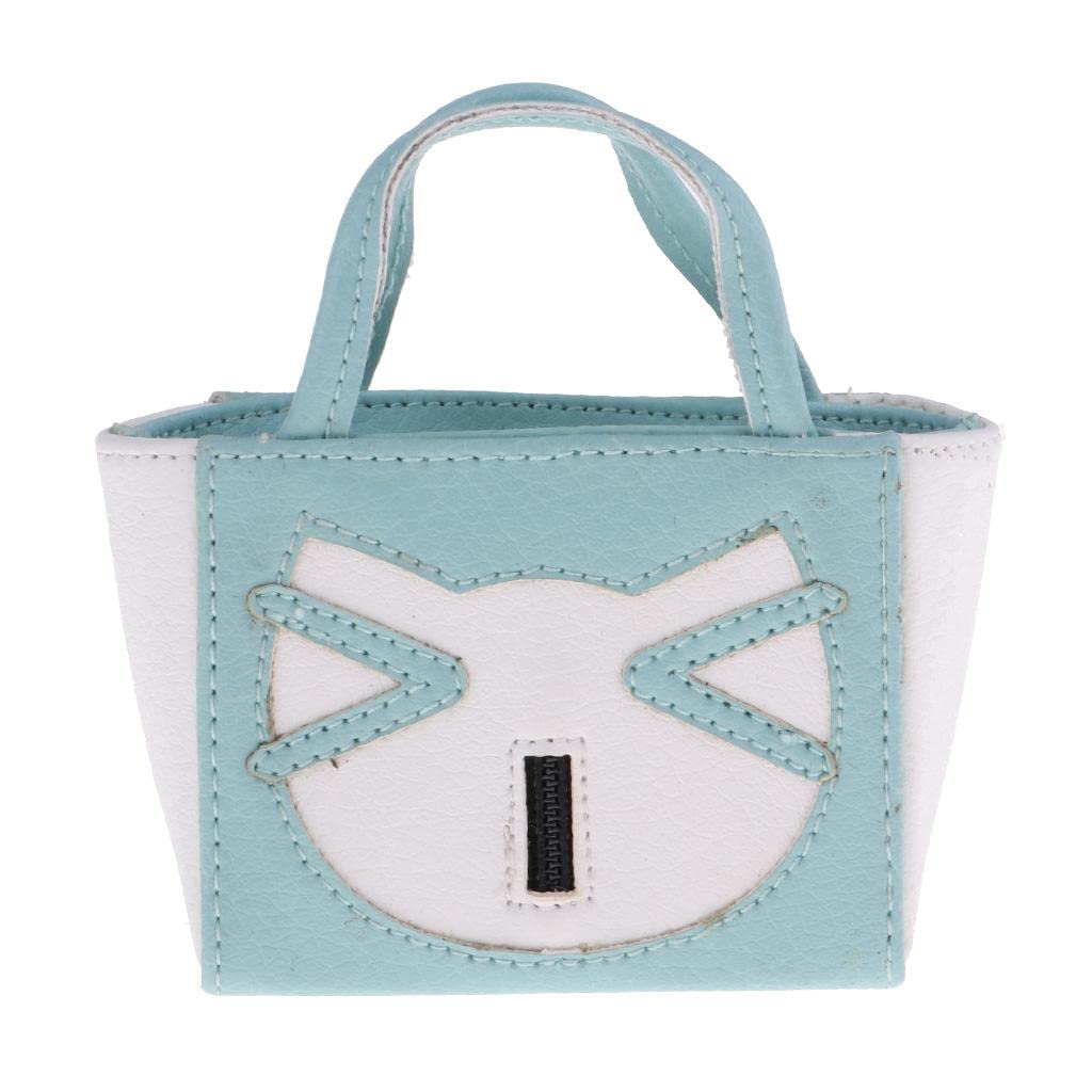 1/6 Stylish Leather Handbag Purse Clutch For Monster High Girl Dolls Blue-image-34