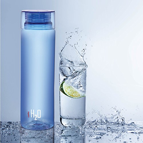 Image of Cello Plastic Water Bottle, 1 Litre, Set of 3, Blue