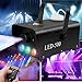 upstartech 500W Fog Machine with 13 Colorful Lights Effect and18 LED light, Portable Smoke Machine 2000CFM Fog with 2 Wireless Remote Control, Automatic Outdoor Fog Machine Parties Wedding Halloween