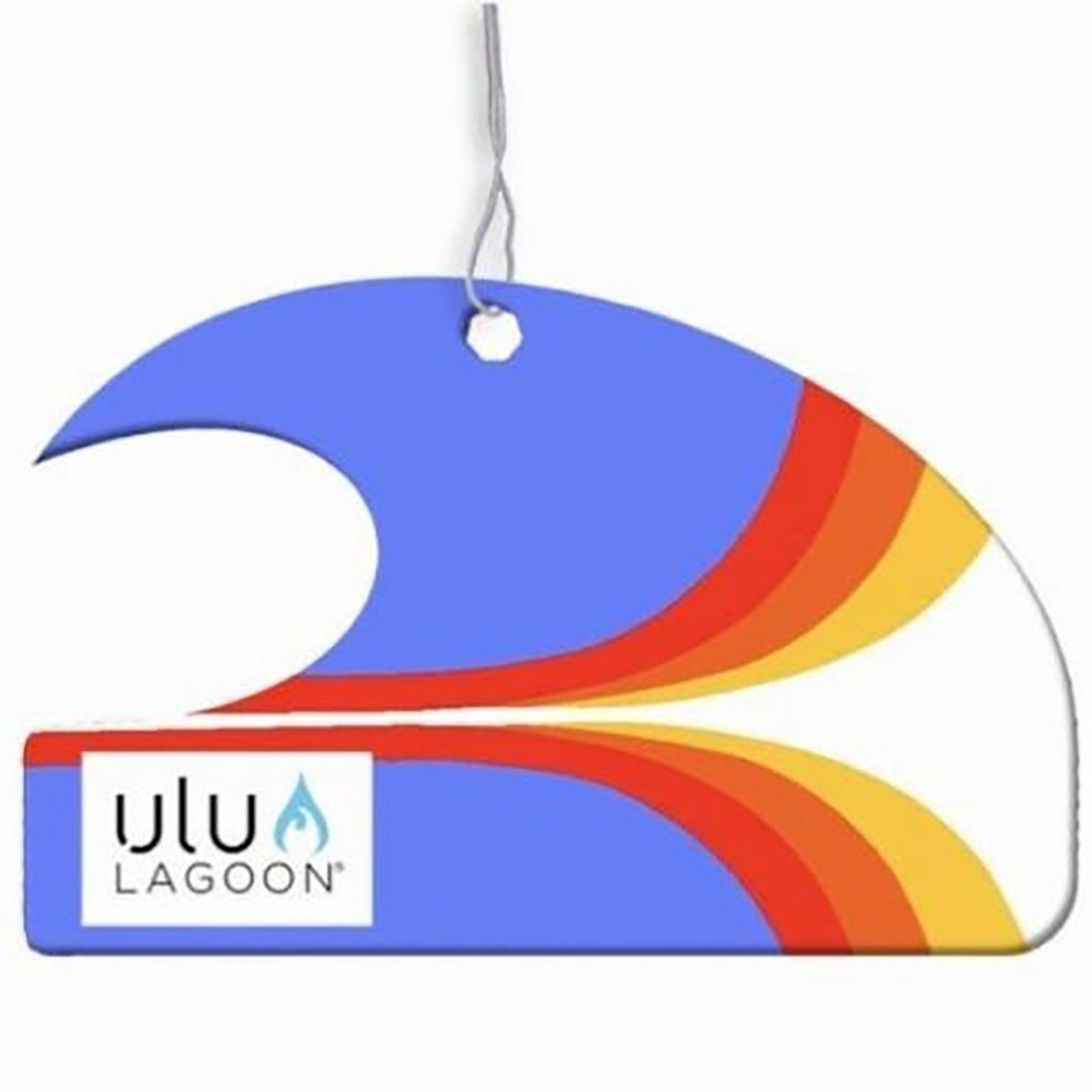 Ulu Lagoon Coconut Surf Wax Scent Mini Wave Air Freshener (Retro)