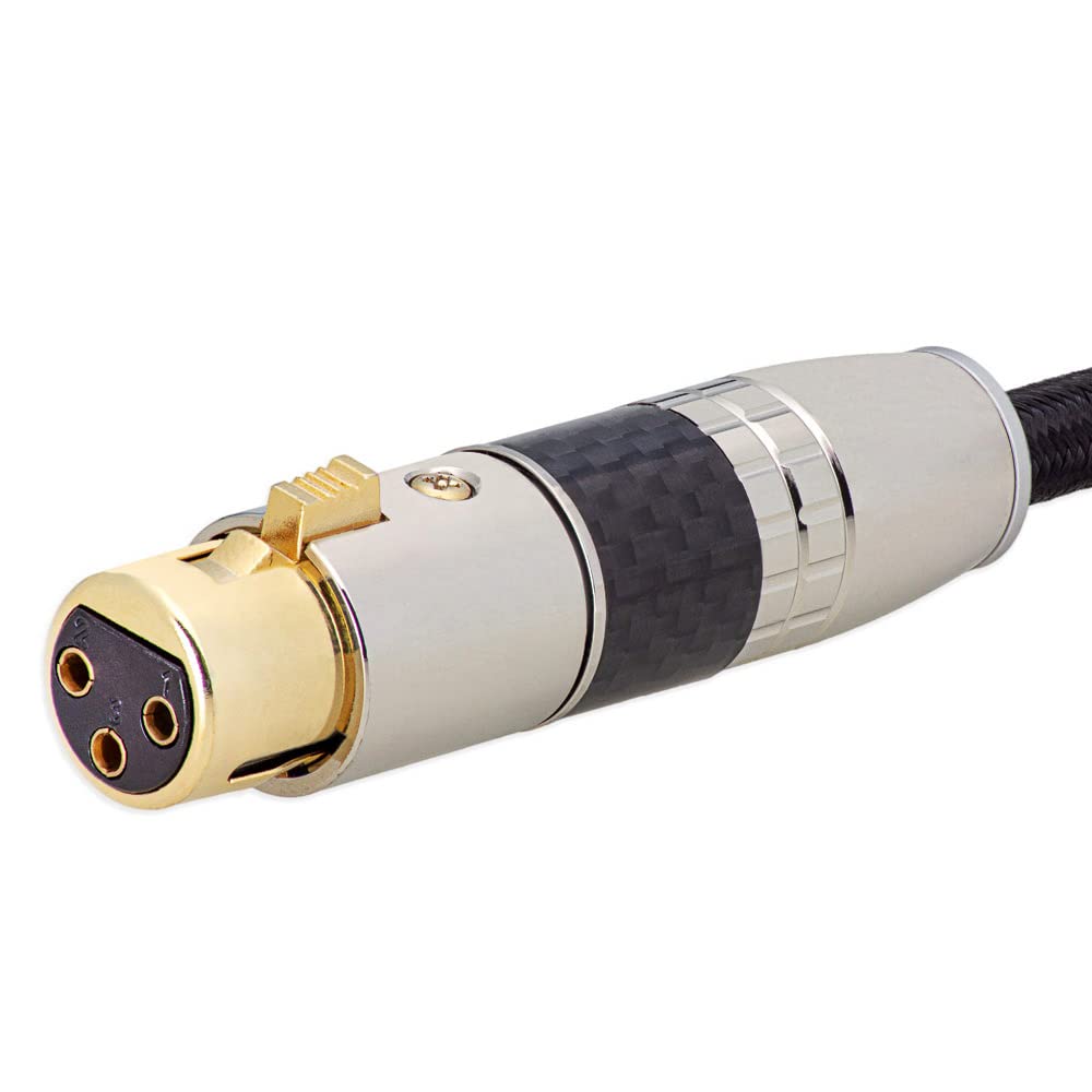 XLR 3 Pin Kabel/XLR Stecker auf XLR Buchse Audio Hifi Boxen Lautsprecher Mikrofonkabel DMX OFC-Kupfer (3)