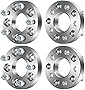 Abrillvt 5x110 to 5x4.5 Wheel Spacer Adapters 1 inch Thread Size 12x1.5 Compatible with for Catera 97-01 for Cobalt Wheel Spacer Adapters 05-10 for Malibu 04-12 4PCS