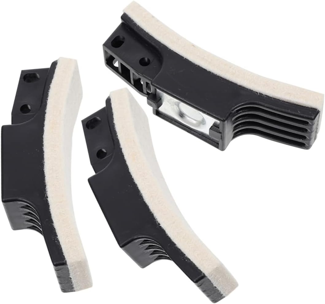 GANAZONO 3Pcs Wear Resistant Training Brake Pads for Fitness Cycle Easy Installation Bike Brakes Durable for Exercise Bicycles High Performance Braking Accessory