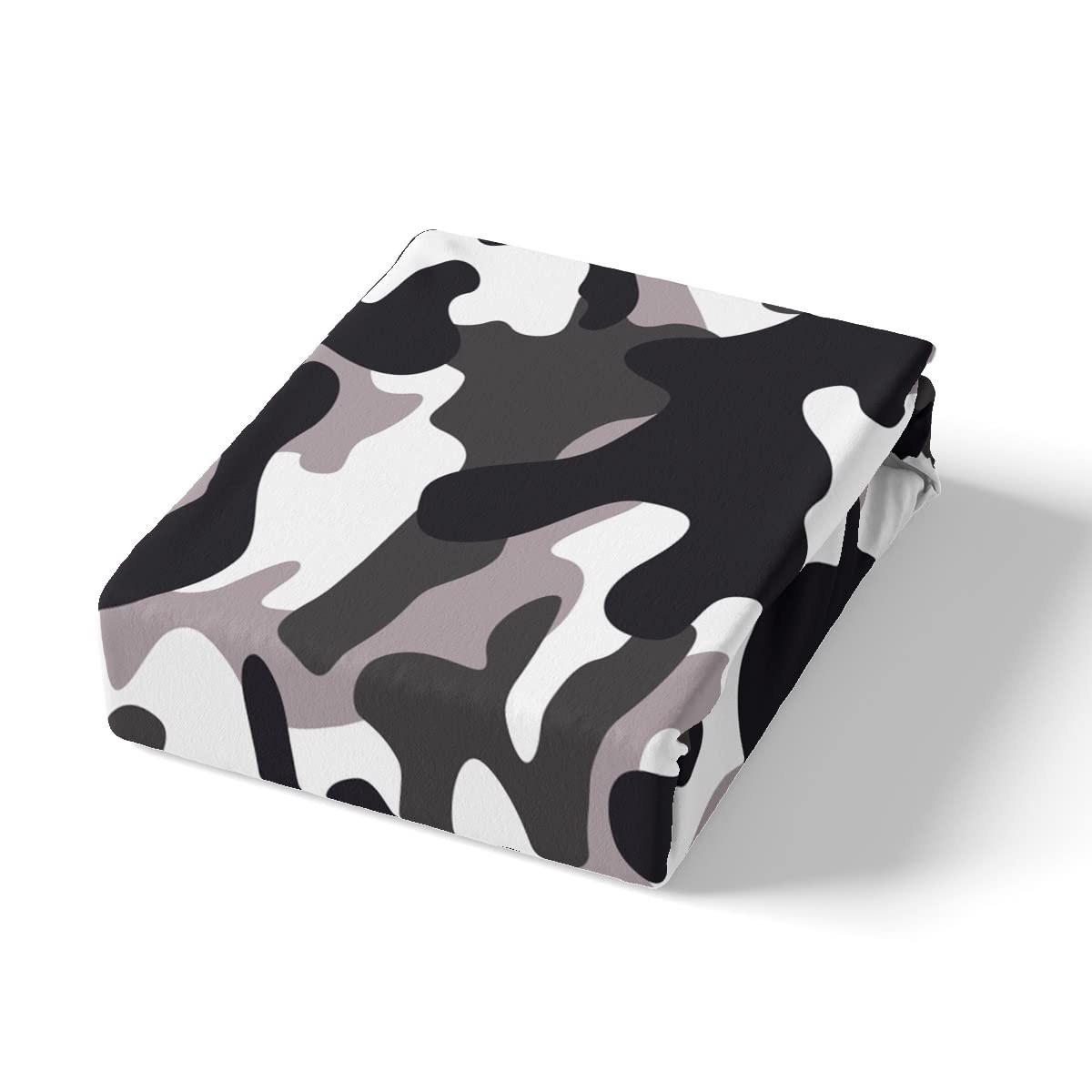 Set di biancheria da letto mimetica per ragazzi ragazzi ragazzi uomini esercito camo lenzuolo con angoli ragazze bambini colorato set di lenzuola militari grigio nero bianco traspirante letto matrimo