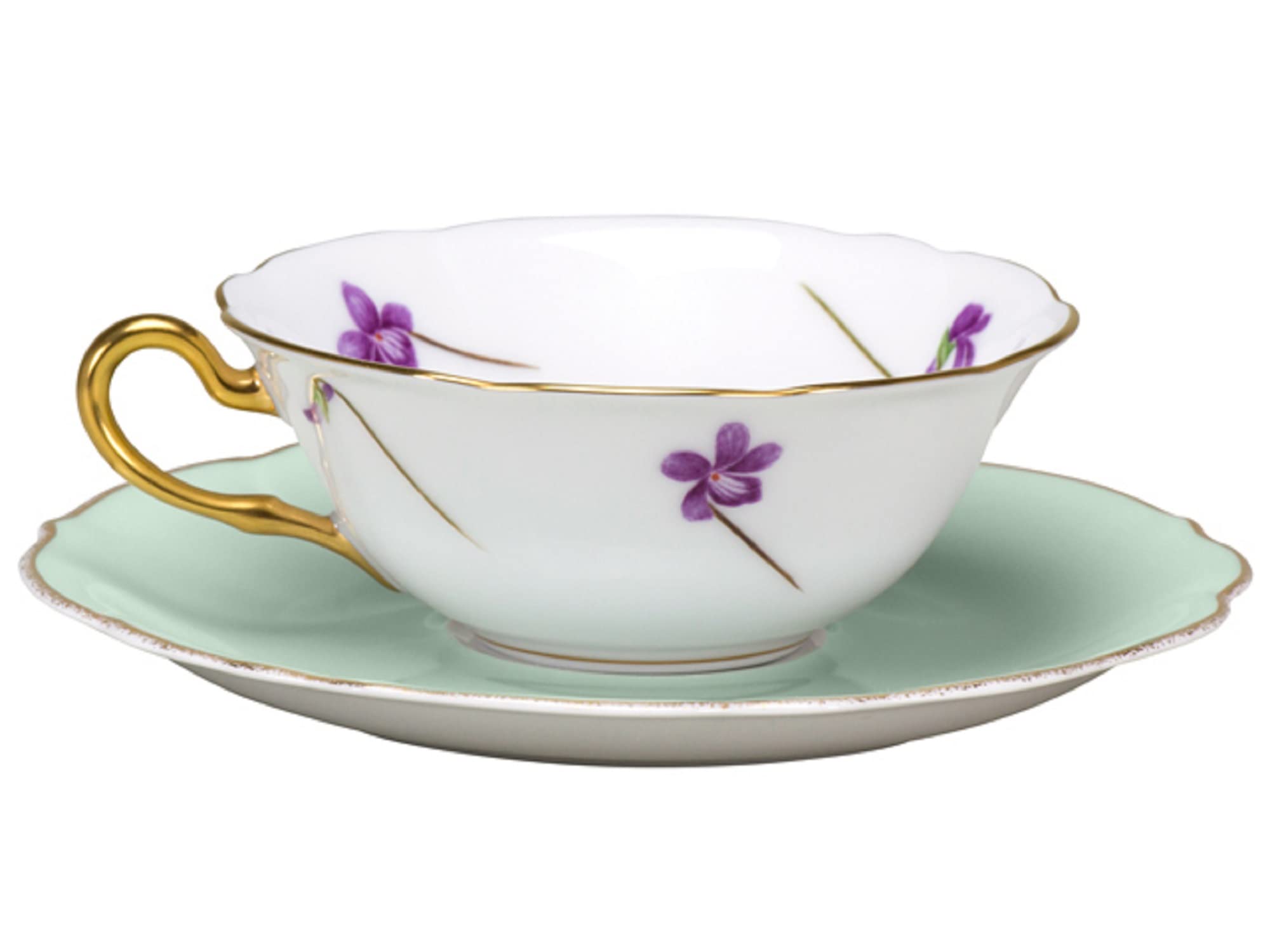 Amazon | 大倉陶園 ＜直営店限定＞ 花菫シリーズ 第6回「スミレ