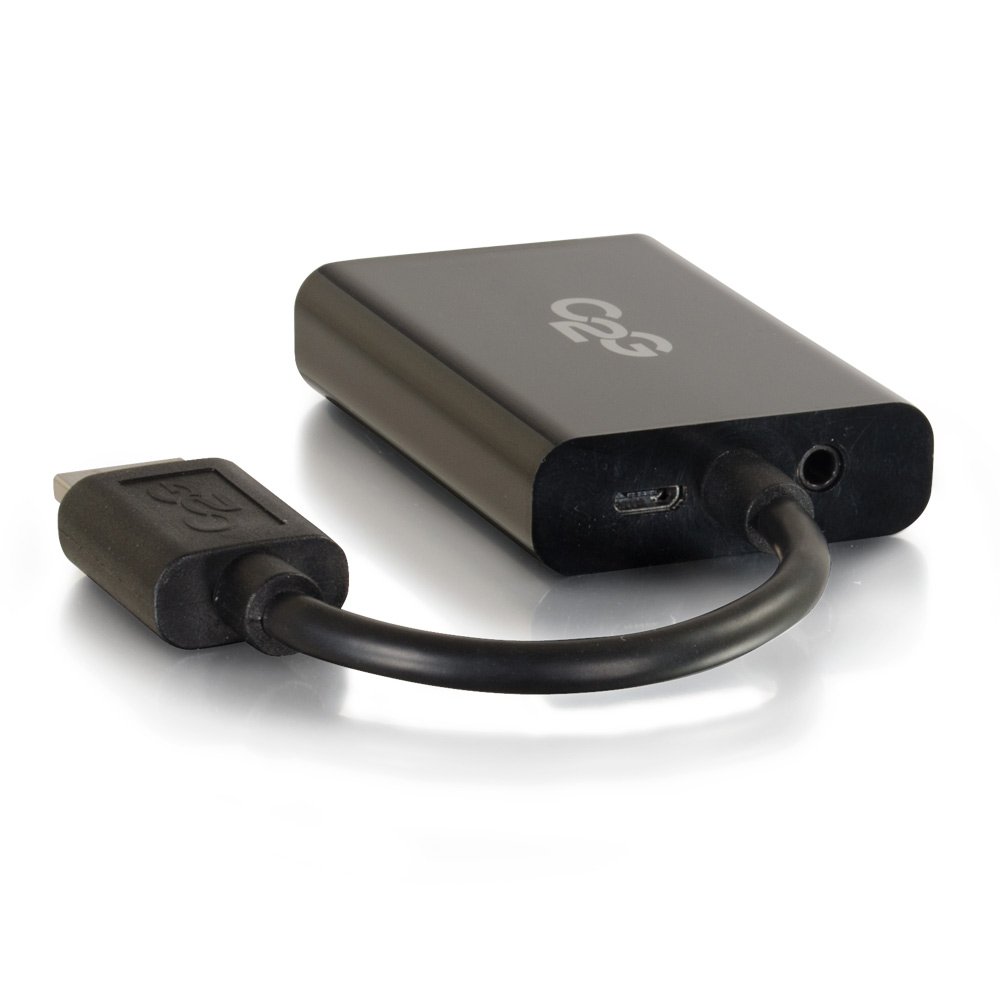 C2G Konwerter audio HDMI na VGA - Czarny