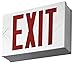Exit Sign with Battery BackUp, 3.80W, Red