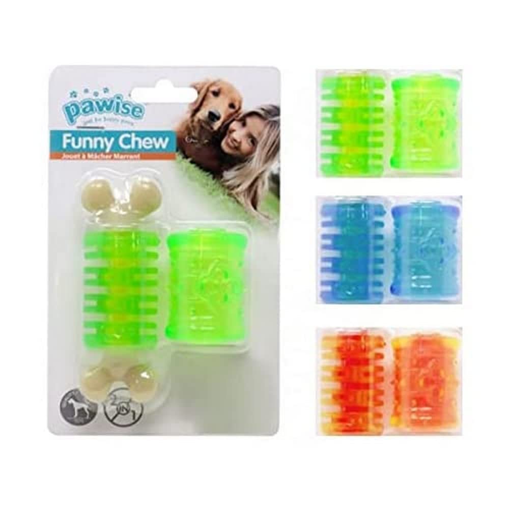 Pawise Funy Chew 2 in 1-L Lastik Köpek Oyuncağı
