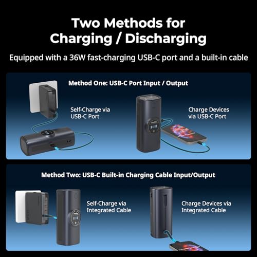 Image of SMALLRIG NP-FZ100 Power Camera Battery Charger for Sony, Built-in 13600mAh LG Cell, 36W Dual Slot Charger, HD Display, Compatible with Sony A7V A7III A7IV A6700 A6600 FX3 FX30 A7C A7CII ZV-E1 ZV-E10II