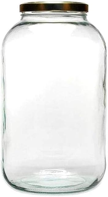 Viva-Haushaltswaren Storage Container, Gold, 15.9 x 15.9 x 27.7 cm