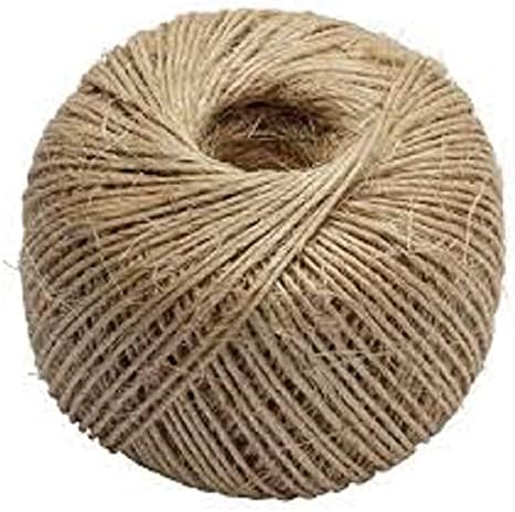 TOWNBUS - 100 Feet / 30 Meters of 5 ply Raw Natural Jute Cord | Twine ...