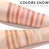 Paleta de maquillaje NewBang de 16 colores para rubor, contorno e iluminador con brocha, polvo mineral mate para mejillas, bronzer brillante profesional para rostro, set de rubores de belleza 8